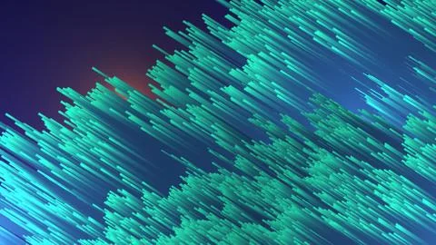 Abstract Fiber Optics Background  - Vector Illustration. Stock Illustration