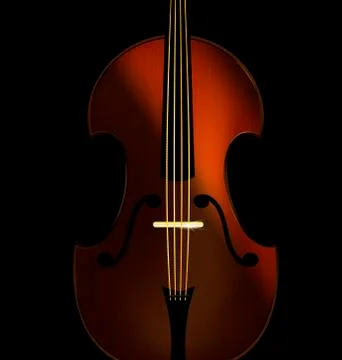 Abstract fiddle Stock Illustration