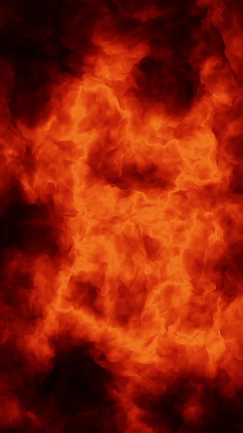 Abstract Fiery Background Featuring Dark Smoke Texture and Artistic Stock Footage 288600684