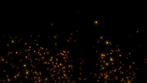 Abstract Fiery Background Featuring Realistic Glowing Embers and Sparkles. Stock-Footage 335976275