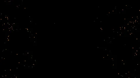 Abstract Fiery Background Featuring Realistic Glowing Embers and Sparkles. Stock-Footage 335976292