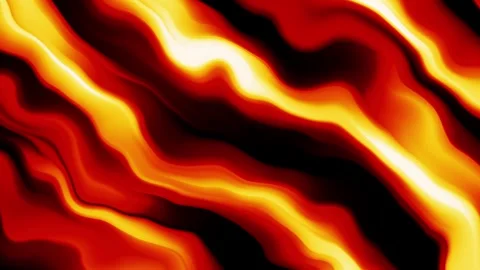Abstract fiery background, the movement of sinuous lines from bottom to top Stock Footage 284871265