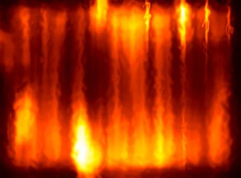  Abstract fiery drawing Stock Illustration