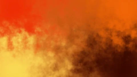 Abstract fiery explosion with vibrant orange and black smoke Video stock 341887844