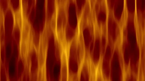 Abstract fiery flame wave animated looping background Stock Footage 340077859