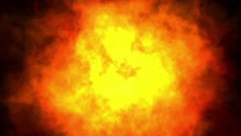 Abstract fiery inferno explosion background Stock Footage 334573078