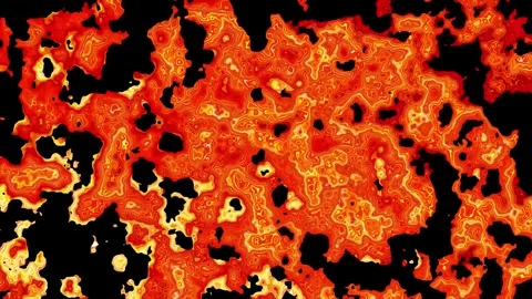 Abstract fiery lava liquid motion animation background. hot flame concepts. Stock Footage 346716162