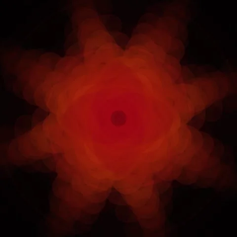 Abstract Fiery Red Starburst Explosion Motion Background Stock Footage 346279860
