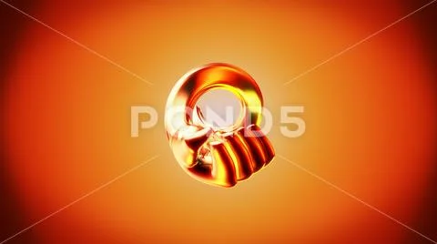 Abstract fight - 3D Illustration Stock Illustration