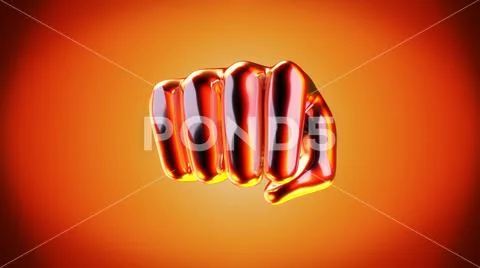 Abstract fight - 3D Illustration Stock Illustration