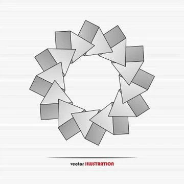 Abstract figure Stock Illustration