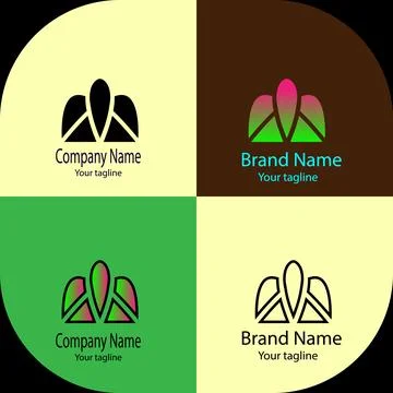 Abstract Figure logo Stock Illustration