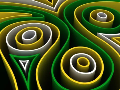 Abstract figures Illustrazione stock