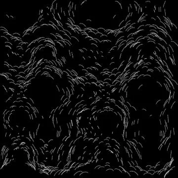 Abstract filamentous background   - vector illustration Stock Illustration