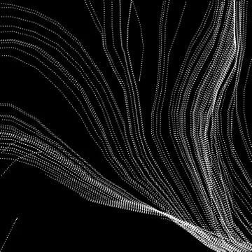 Abstract filamentous element for design project  - vector illustration Stock Illustration