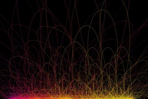 Abstract filaments background Stock Illustration