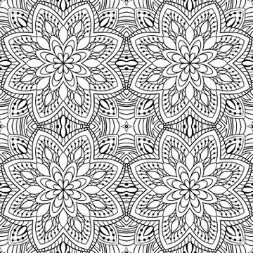Abstract filigree pattern. Stock Illustration