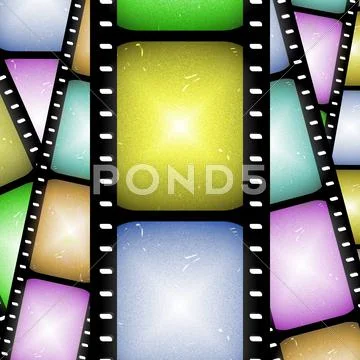 Abstract filmstrip Stock Illustration