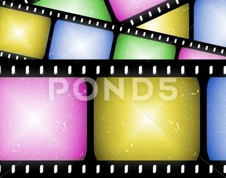 Abstract filmstrip Stock Illustration
