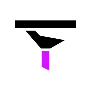 Abstract Filter Icon. Concept of Filtering, Selection, and Data Processing. Stock Illustration