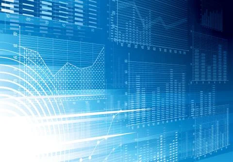 Abstract financial background Stock Illustration