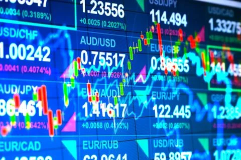 Abstract financial background Stock Photos