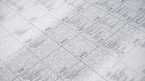 Abstract financial chart background. Animation. Abstract monochrome graphs with Stock Illustration