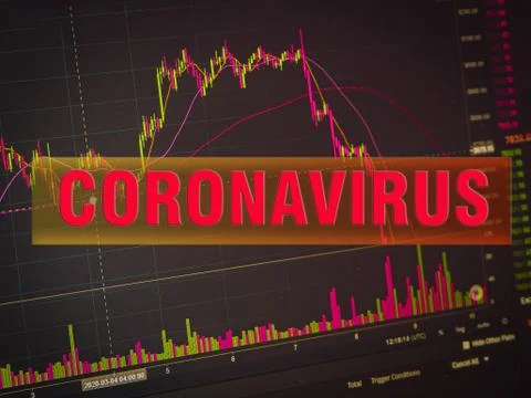 Abstract financial chart Stock Photos