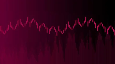 Abstract financial chart with uptrend line graph arrow and stock market on .. Stock Illustration