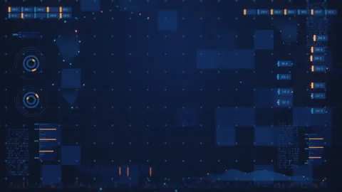 Abstract Financial Data Digital Graph Background 3D Render Vídeos de archivo 322631512