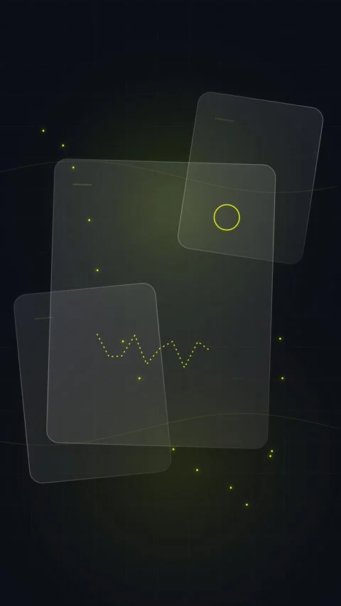 Abstract Financial Data Visualization: Digital Graph and Analytics on Dark .. Stock Footage 348814051