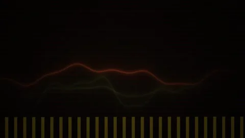 Abstract Financial Data Visualization with Fluctuating Trends and Bar Graph.. Stock Footage 334452847