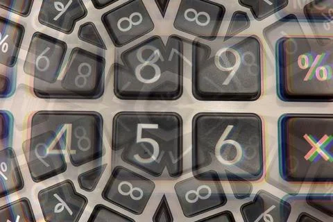Abstract Financial Numbers Background. Stockfoto's