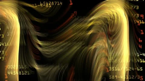 Abstract financial numbers Stock Footage 10751582