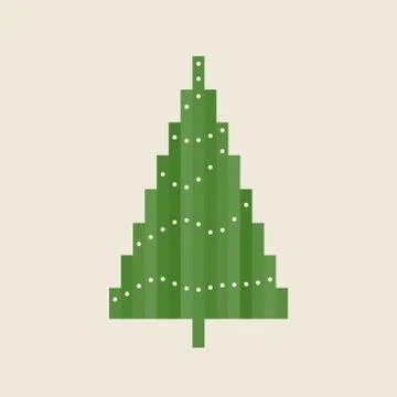 Abstract Fir tree Illustrazione stock