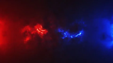 Abstract fire and ice background. Blue and red energy rays mixing together. 스톡 동영상 267688585