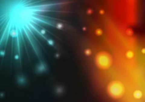 Abstract Fire and Ice Background - Vector Illustration Stock Illustration