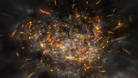 Abstract Fire and Smoke Stock Footage 289123401