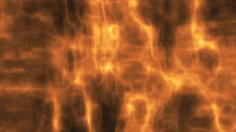 Abstract Fire and Smoke Particle Simulation Stock Footage 340007425