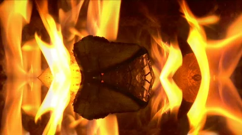 Abstract fire background 02 Stock Footage 497822