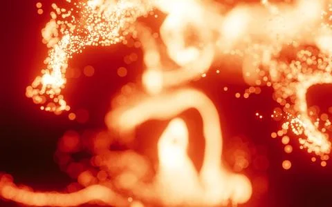 Abstract fire background. 3d render Stock Photos