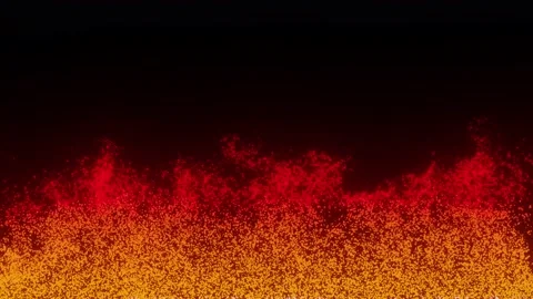 Abstract fire background with alpha channel Stock Footage 236428657
