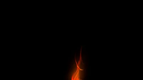 Abstract fire background animation with alpha matte layer Vídeo Stock 97567822