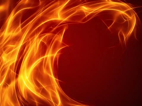 Abstract fire background Stock Illustration