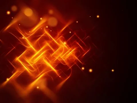 Abstract fire background Stock Illustration