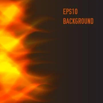 Abstract fire background Stock Illustration
