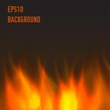 Abstract fire background Stock Illustration