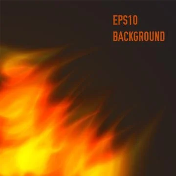 Abstract fire background Stock Illustration