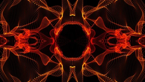 ABSTRACT FIRE BACKGROUND LOOP Stock Footage 105854153