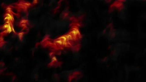 Abstract Fire Background. Smoke Background. Cloudy Background. Loop Animation Stock Footage 266091372